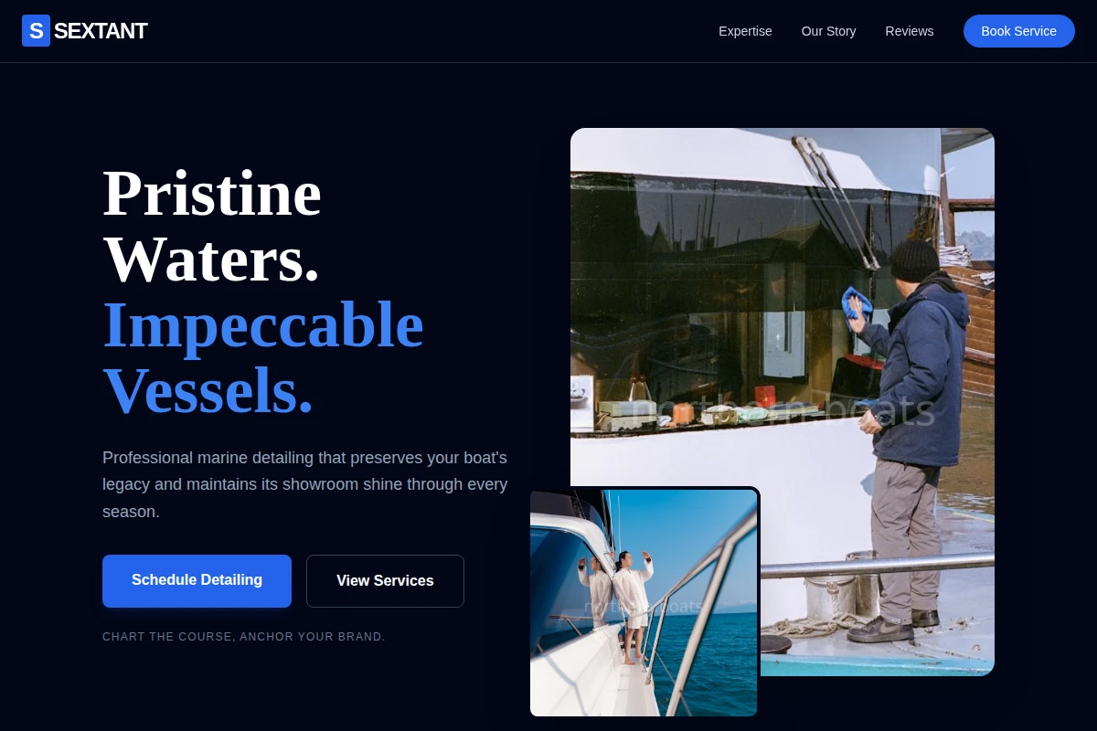 Sextant Boat Cleaning