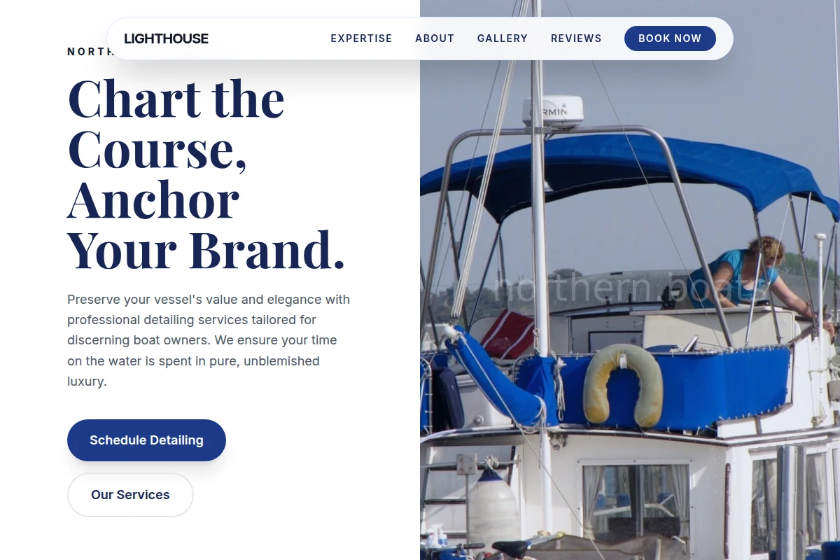Lighthouse Boat Cleaning