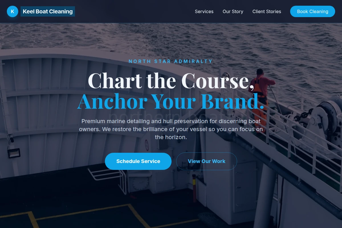 Keel Boat Cleaning