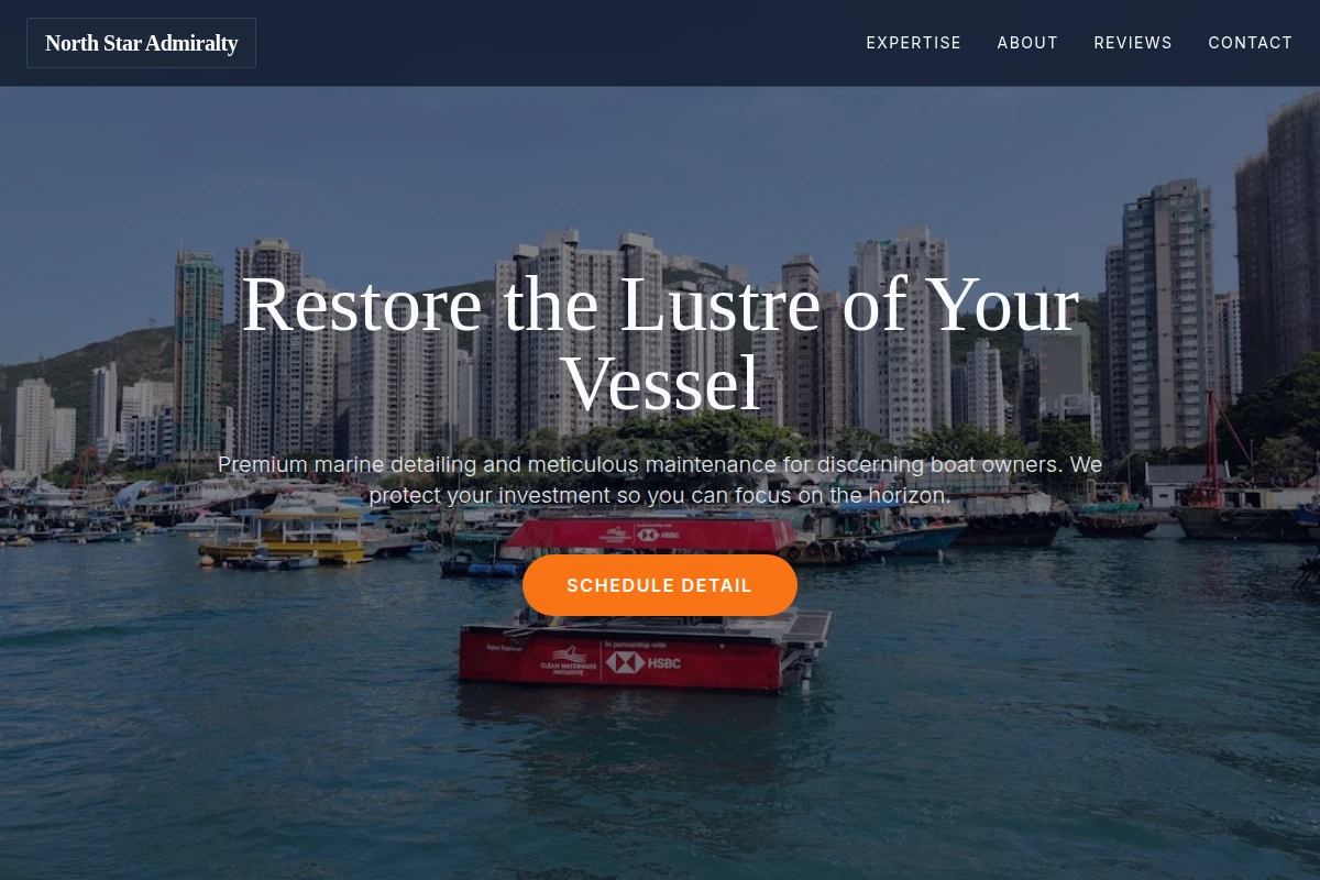 Harbor Boat Cleaning