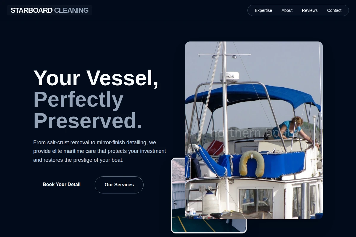 Starboard Boat Cleaning