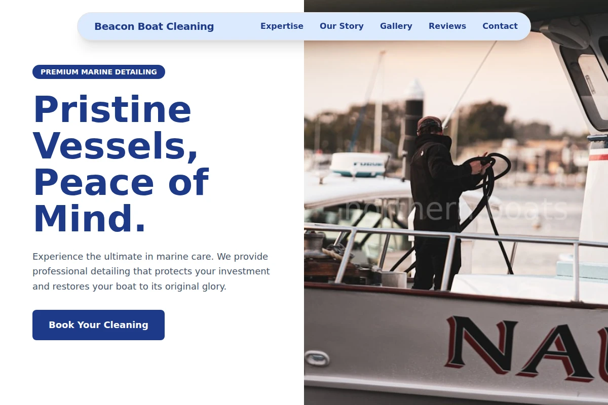 Beacon Boat Cleaning