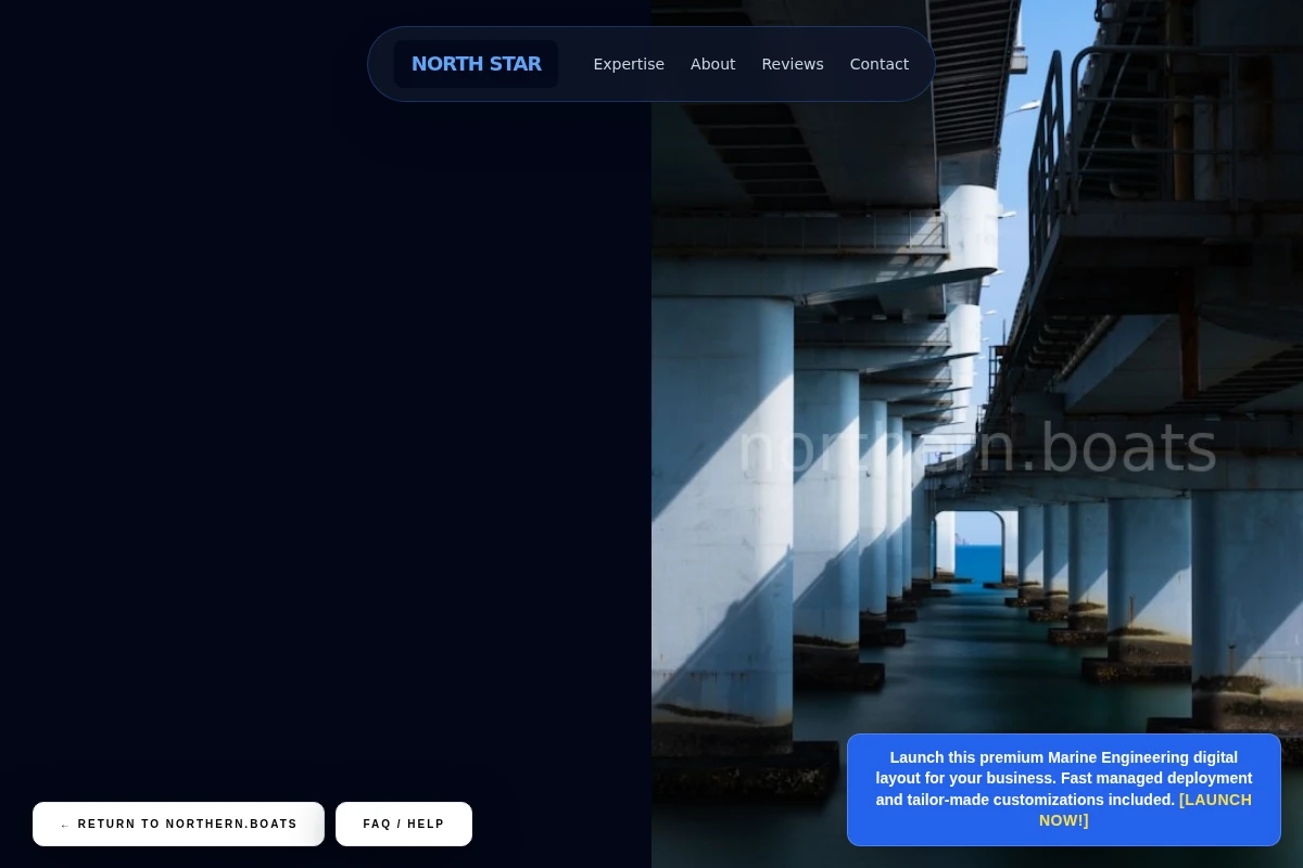 Premium Boating Website Design