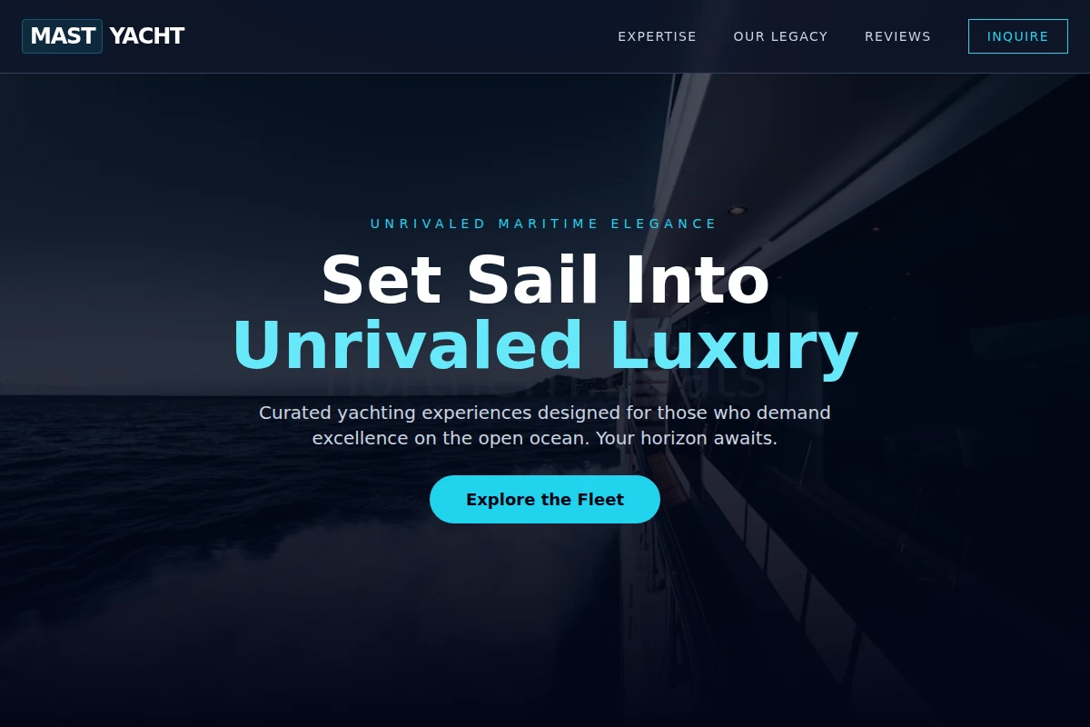 Mast Yacht