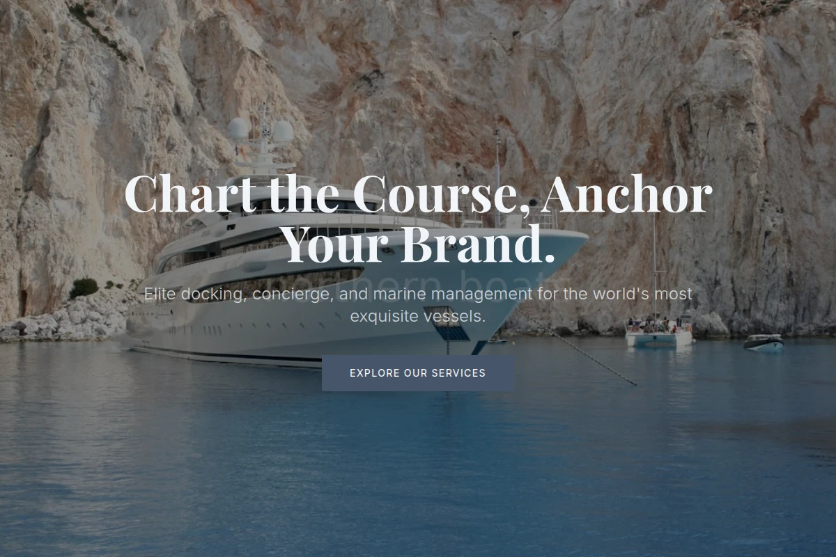 Dock Yacht